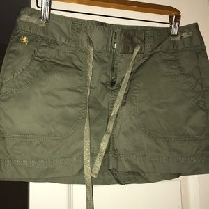 Army green skirt from Express